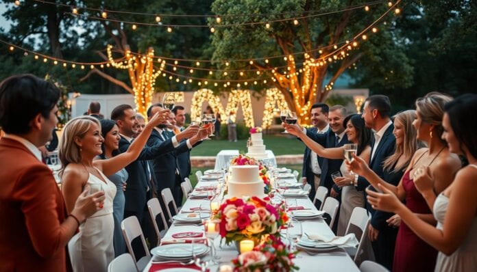 Hochzeit Party statt Feier