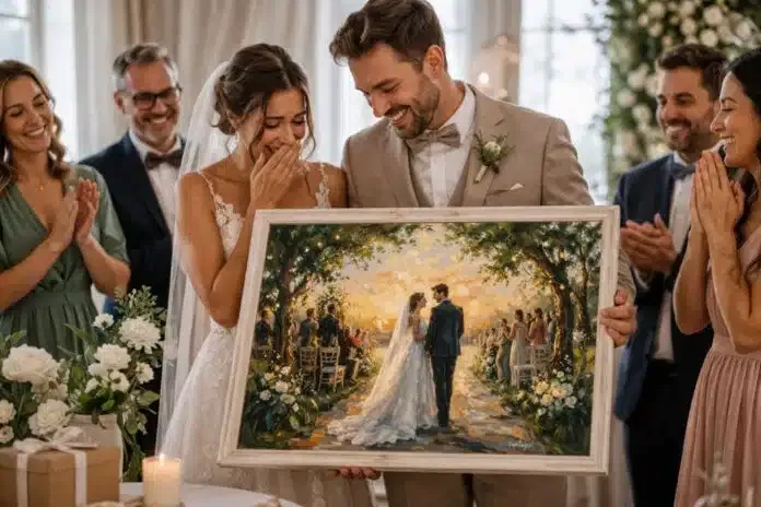 Bilder als schöne Geschenke für die Hochzeit