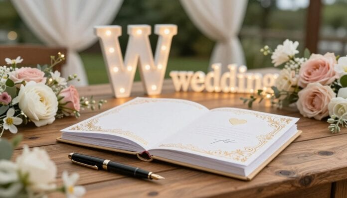 Gästebuch gestalten als Gast