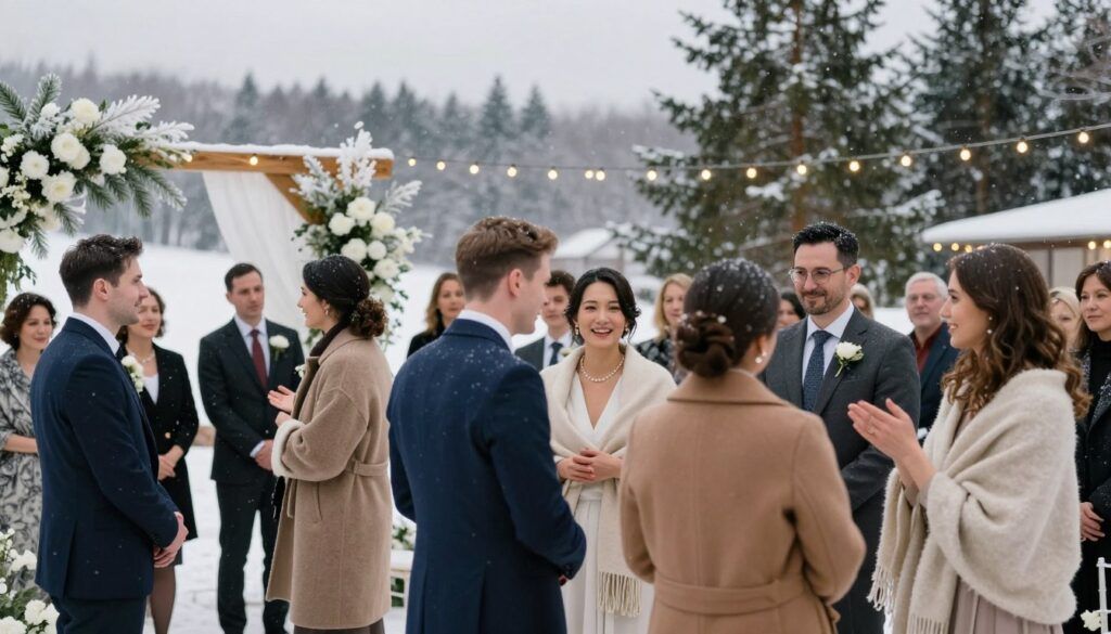 Hochzeit im Winter Outfit Gäste Hochzeit im Winter Outfit Gäste