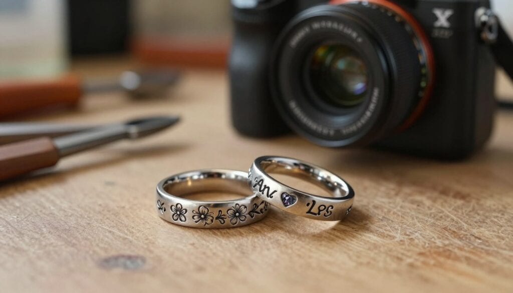 Persönliche Symbolik Eheringe