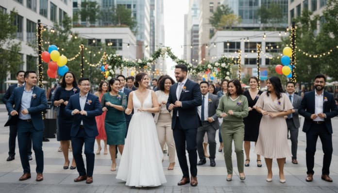 Flashmob Hochzeit einfach