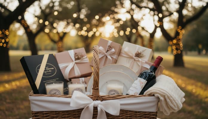 Geschenkkorb Hochzeit selber machen