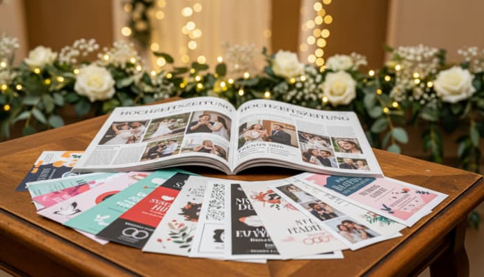 Hochzeitszeitung-Ideen Hochzeitszeitung Ideen