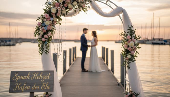Spruch Hochzeit Hafen der Ehe
