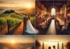 Toskana, Italien: Der perfekte Ort für eure Traumhochzeit Hochzeitspaar in toskanischem Weinberg