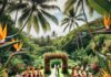 Hawaii: Die ultimative Traumhochzeit im Paradies Hochzeitszeremonie im tropischen Garten