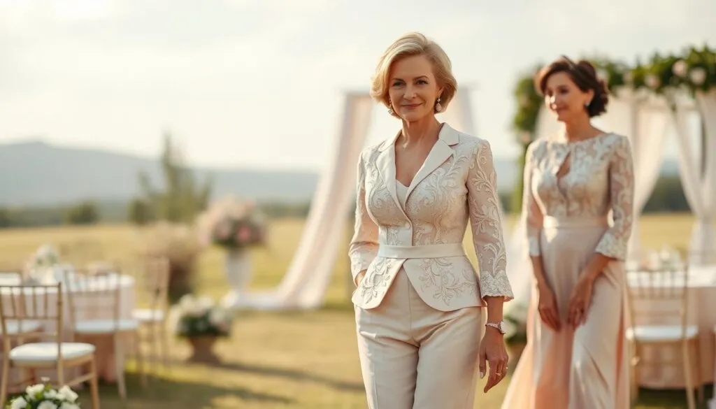 Eleganter Hosenanzug für Brautmütter Eleganter Hosenanzug für Brautmütter