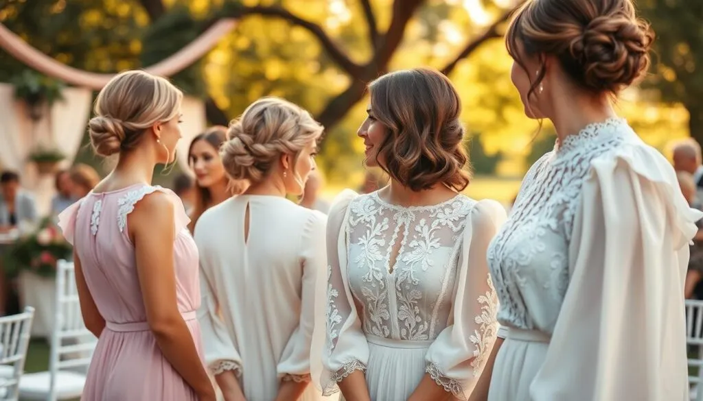 Festliche Blusen zur Hochzeit für Gäste