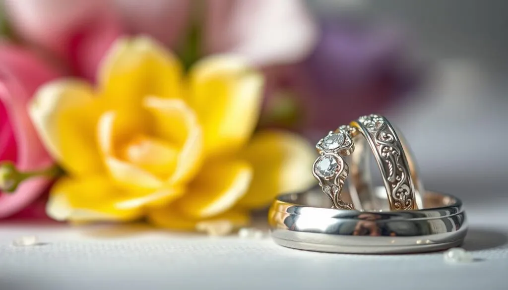 Silberne Eheringe Silberne Eheringe