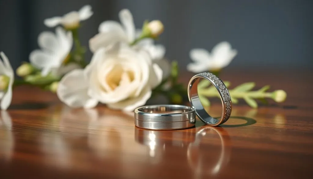 Silberne Eheringe Silberne Eheringe