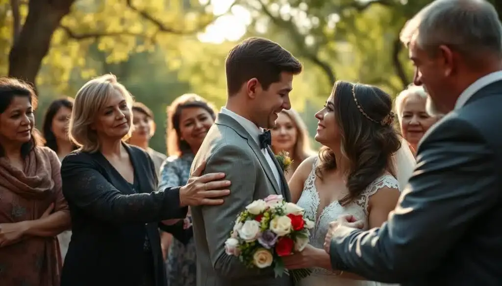 Unterstützung für Brautpaar Unterstützung für Brautpaar