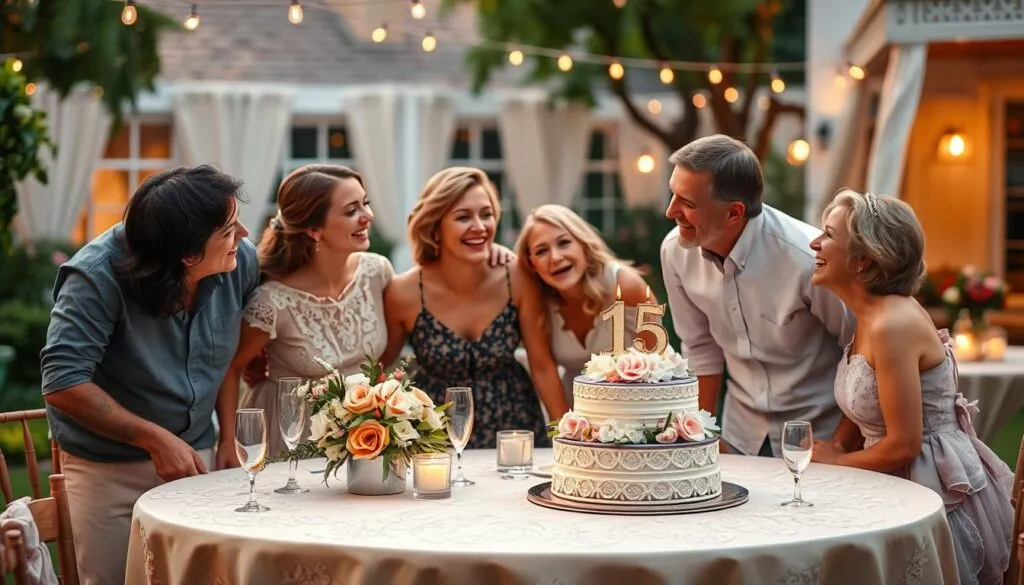 Familienfeier Hochzeitstag