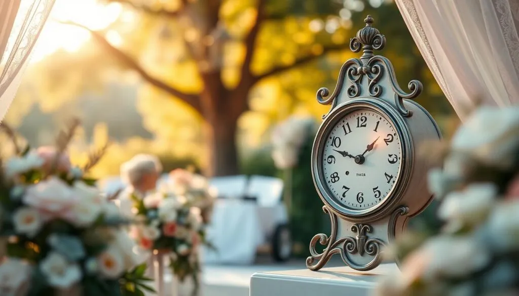 Hochzeits-Eheversprechen Timing