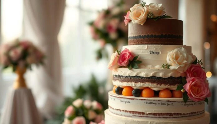 Hochzeitstorte Füllung