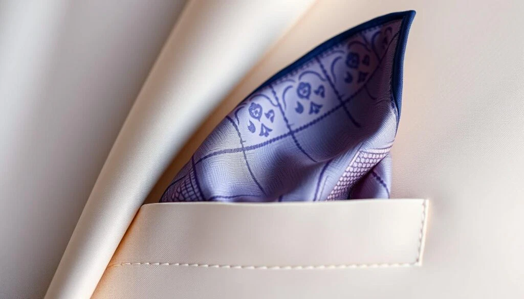 Hochwertiges Seideneinstecktuch für Hochzeiten