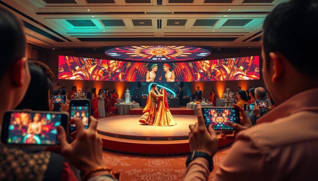 Technologie bei Hochzeitsfeiern