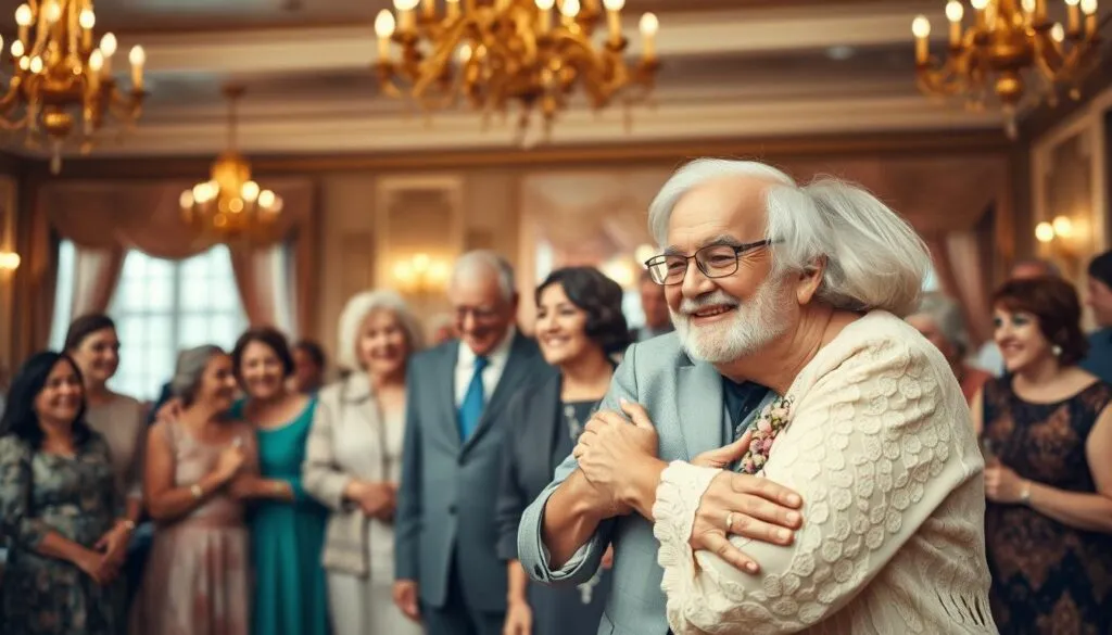 Familienfest zur goldenen Hochzeit