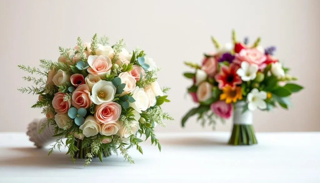 Brautstrauß Vergleich Custom und Standard Brautstrauß Vergleich Custom und Standard