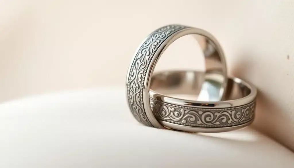 Kreative Gravuren auf Eheringen Kreative Gravuren auf Eheringen