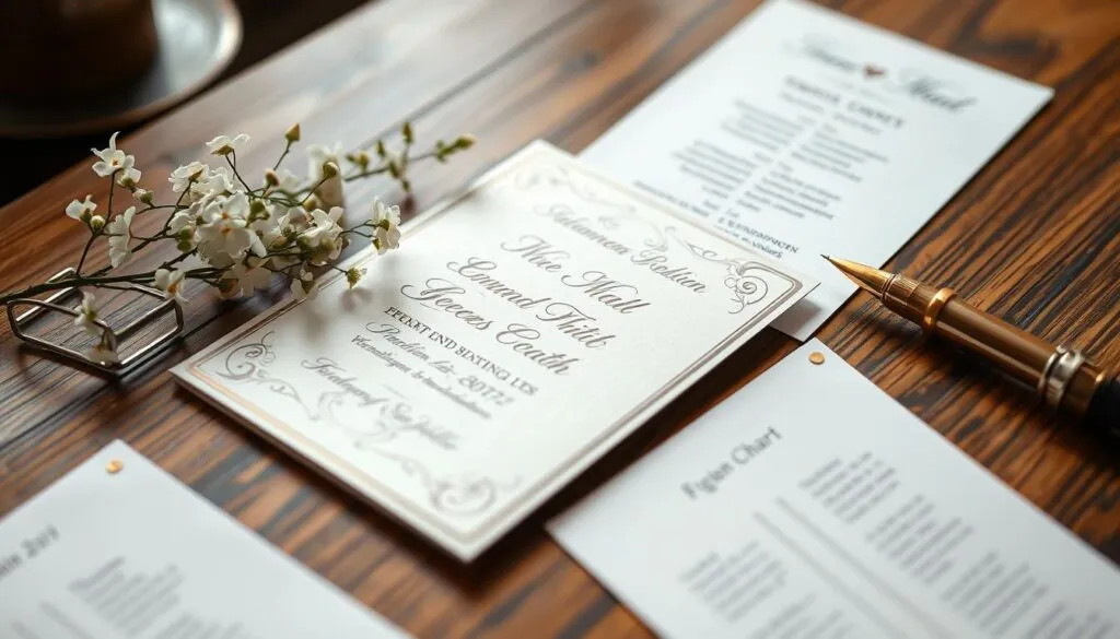 Hochzeitseinladungen und Gästeplanung Hochzeitseinladungen und Gästeplanung