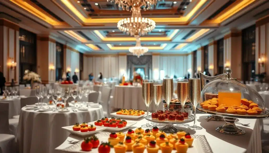 Catering-Optionen und Getränke