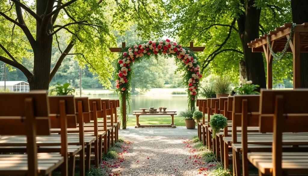 Hochzeitslocation im Grünen Dekoration Ostfriesland