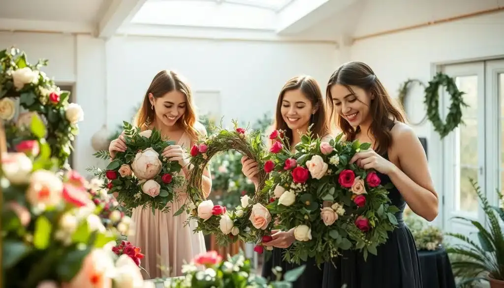 Moderne Kranzbinde-Party Konzept