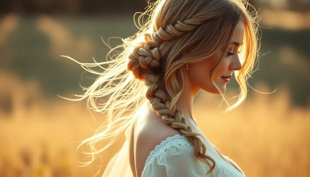 Boho-Chic Hochzeitsfrisuren mit Zöpfen