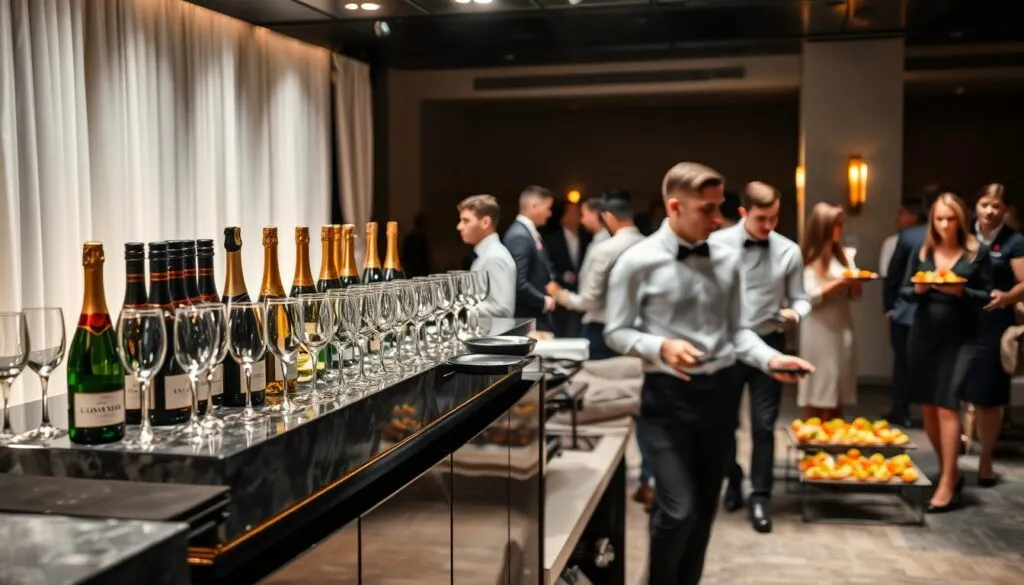 Caterer Service Sektempfang