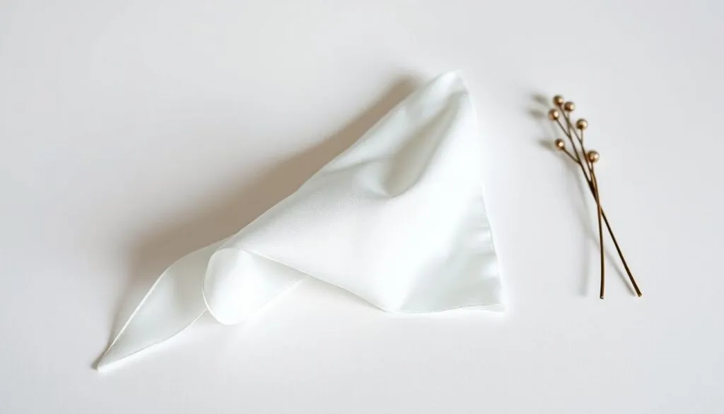 Einstecktuch falten Anleitung Schritt für Schritt Einstecktuch falten Anleitung Schritt für Schritt