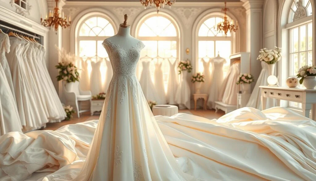 Farbproben Auswahl Brautkleid