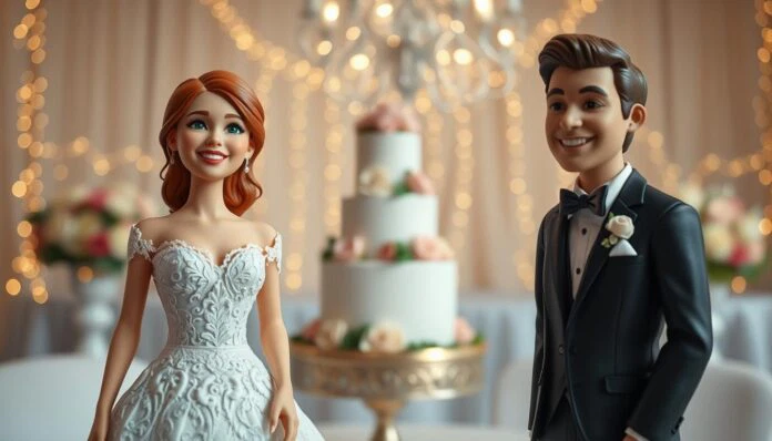 Hochzeitstortenfiguren