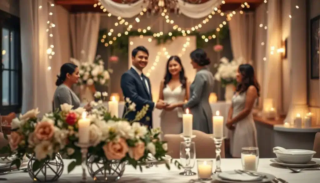 Intime Feier im kleinen Kreis