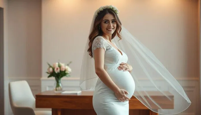 Standesamt schwanger Outfit