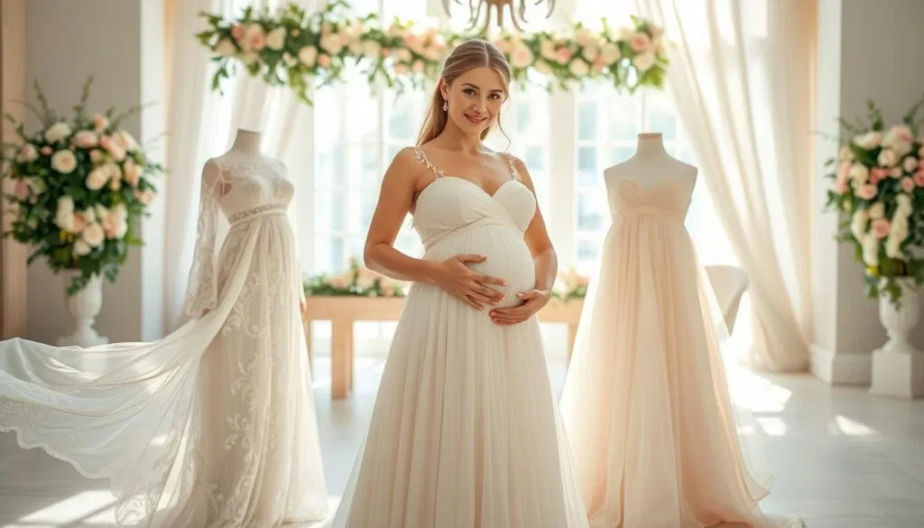 vielseitige umstandsbrautkleider