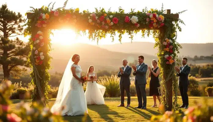 Spalier stehen Hochzeit Ideen