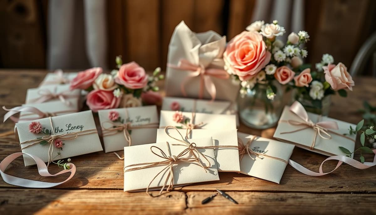 geschenke zur hochzeit selber basteln